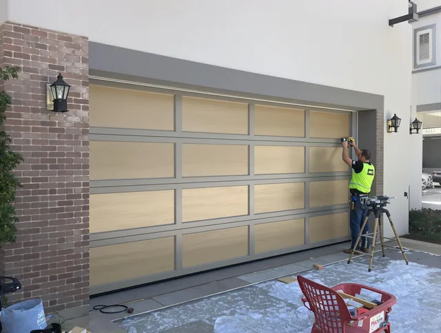 Garage door replacement service by Maywood Garage Door Repair in Maywood