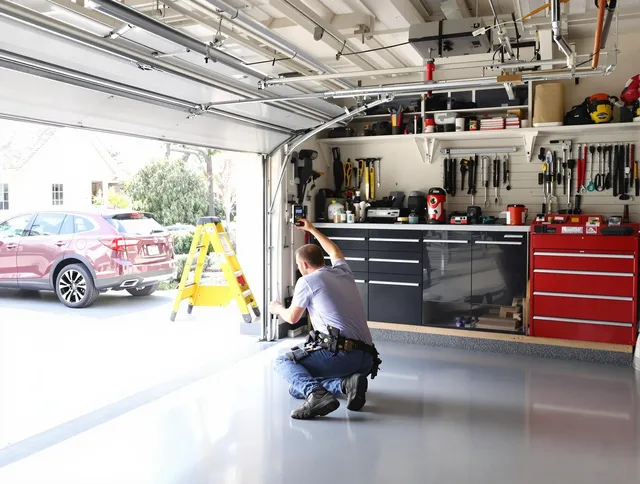 Local garage door repair service by Maywood Garage Door Repair in Maywood